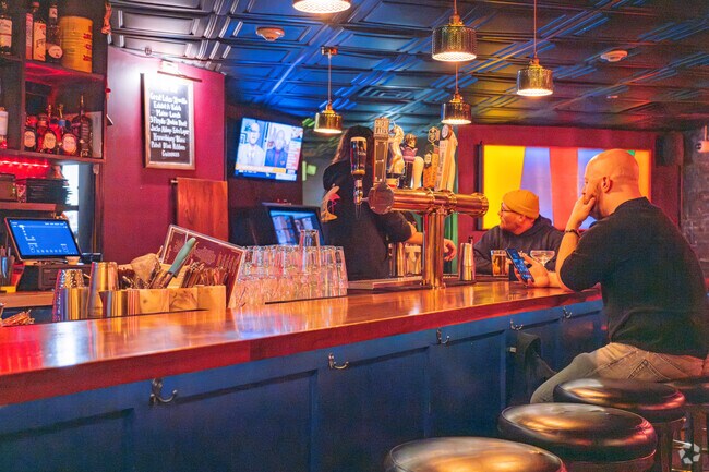 Local bar goers enjoy spending nights at All Souls in Downtown Salem.