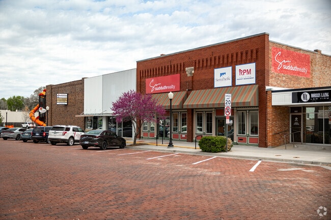 The Red Brick District in Downtown Augusta is full of local businesses.