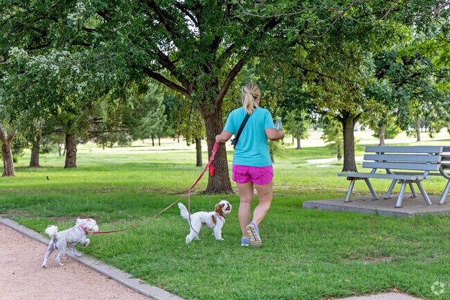 Bring the dogs out to play at Charles A. Guy Park.