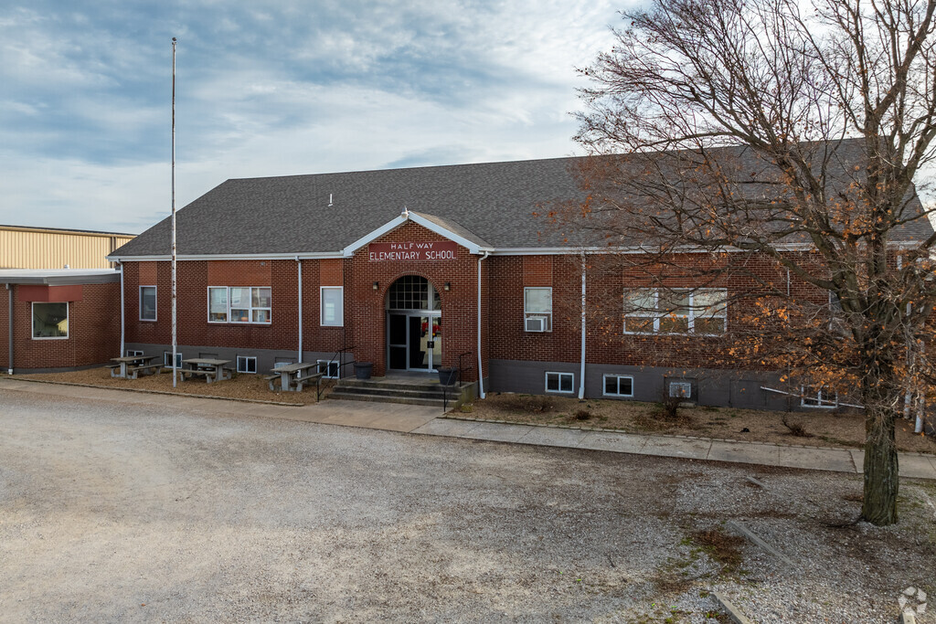 Enrollment at Halfway Elementary averages around 150 students.