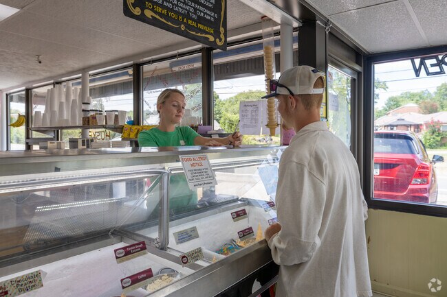This Cross Lanes resident is enjoying a summer ice cream at Huskey's Dairy Bar.