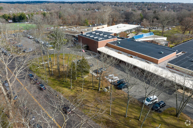 Roxbury School is right next to the high school.