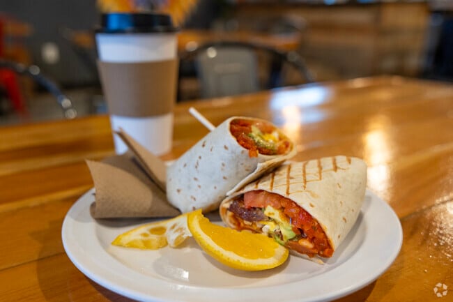 Breakfast burritos and fresh hot coffee await Killingly St residents at Latte Love.