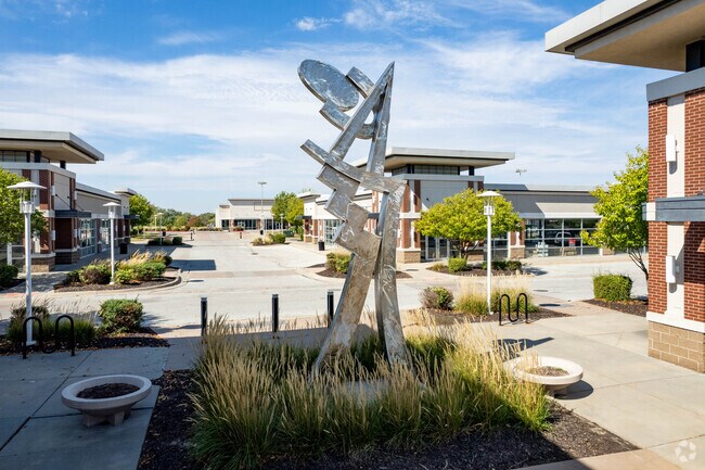 Sorensen Park Plaza near Orchard Park offers dining, clothing and grocery options.
