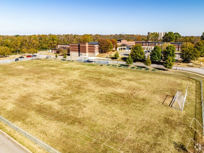 The Soccer field for Croft Design Center Prep Middle School.