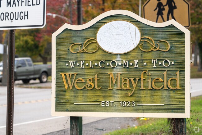 West Mayfield is a small borough that dates all the way back to 1923.
