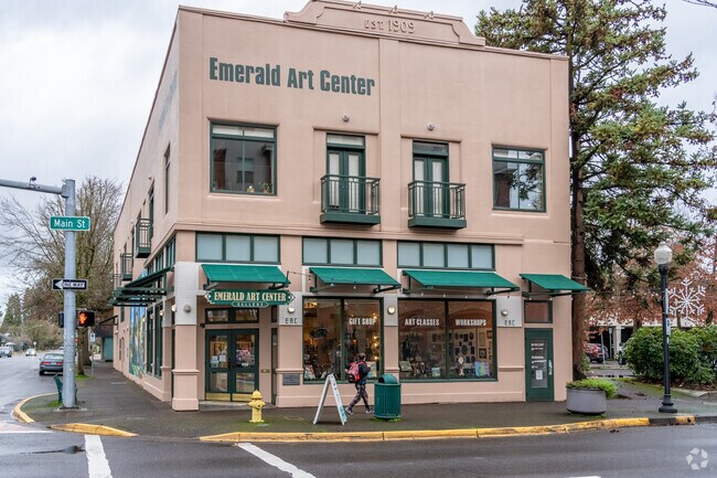 Emerald Art Center is located in one of the many historic buildings in downtown Springfield.