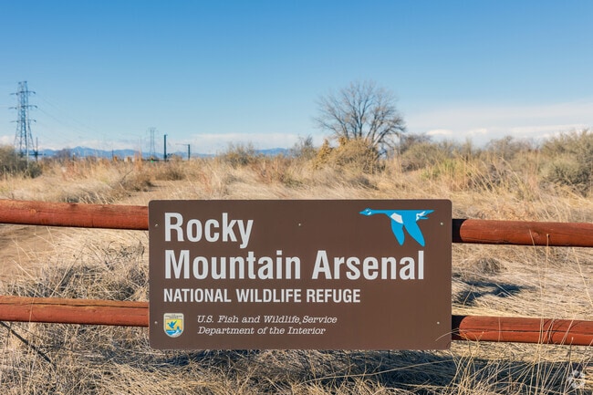 Spend a day hiking or biking on trails at Rocky Mountain Arsenal National Wildlife Refuge.