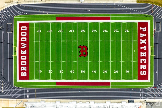 Cheer on the football team at Brookwood High School.