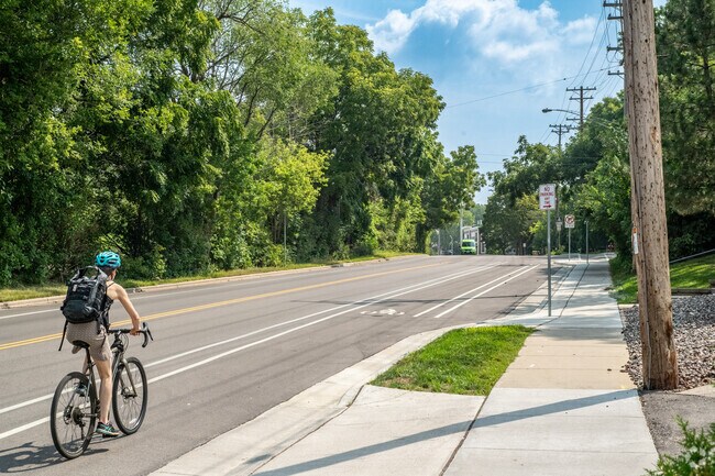 Residents of Glen Oak Hills can often be seen biking along Old Middleton Road.
