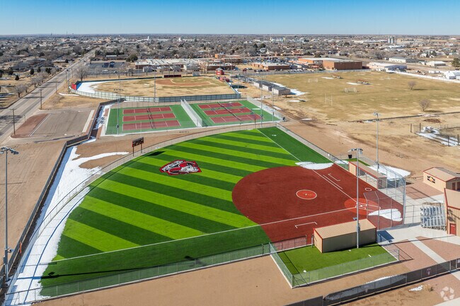 Ninth through twelfth graders in Portales attend Portales High School, home of the Rams.