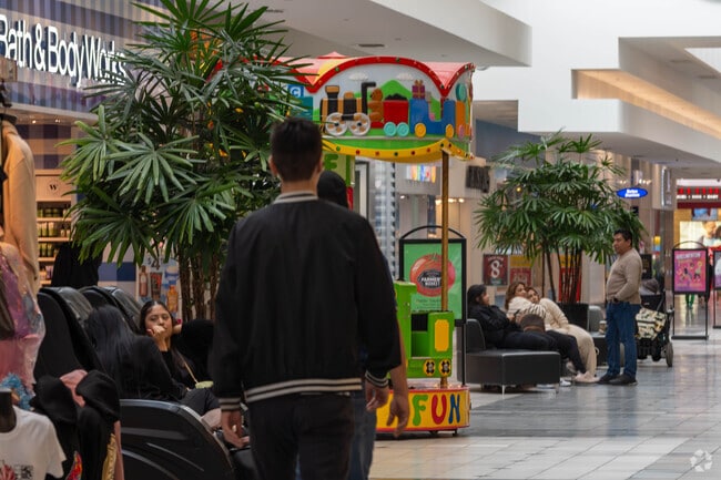 Stop by the local mall for all your shopping needs.