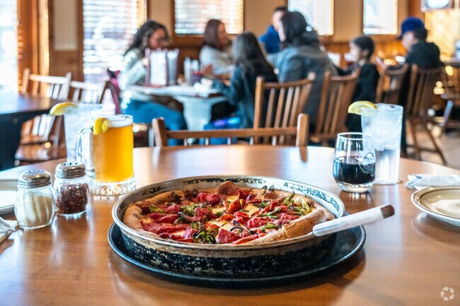 The Chicago style pizza at The Silo in Knollwood is delicious.