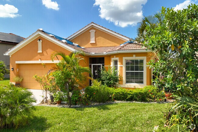 You can find colorful homes in The Forum neighborhood.