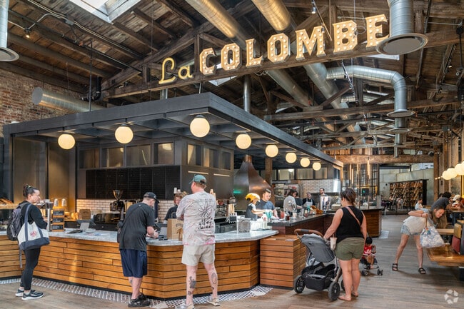 La Colombe coffee is a great place to meet with friends in Fishtown.