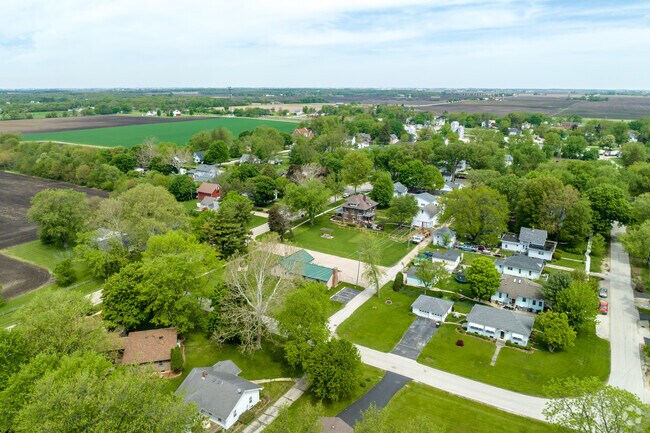 Big Rock is surrounded by miles of open fields and farmland.