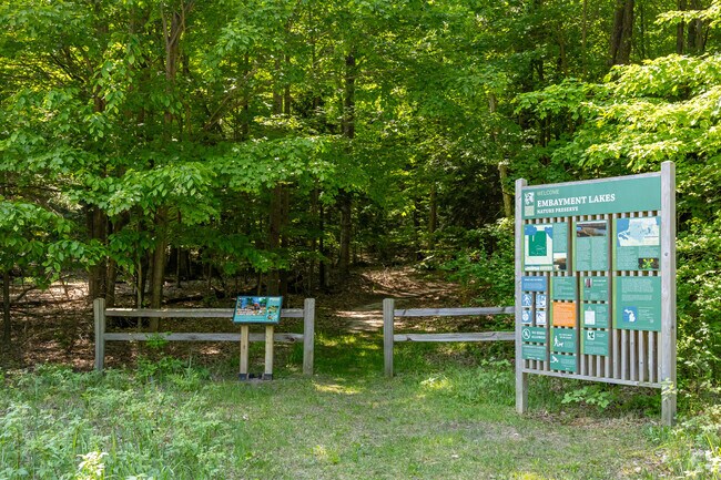 Embayment Lakes Nature Preserve is over 160 acres of natural forested area in northern Michigan.