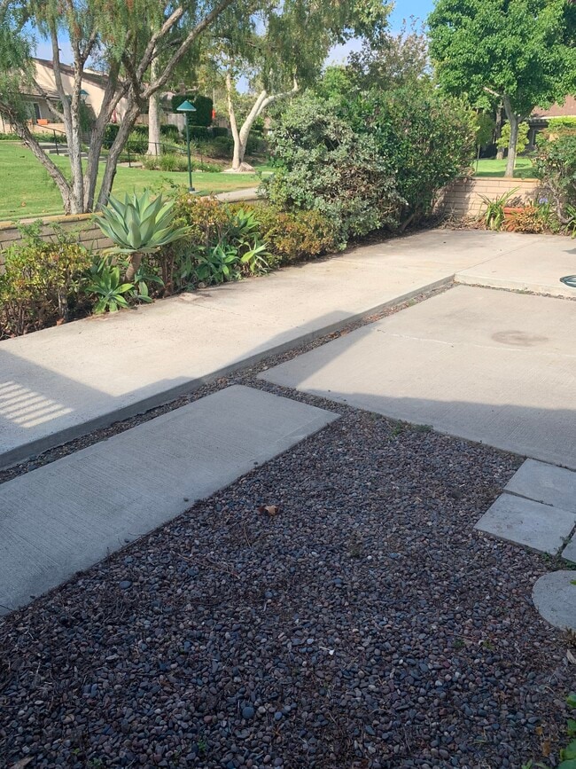 Rear patio