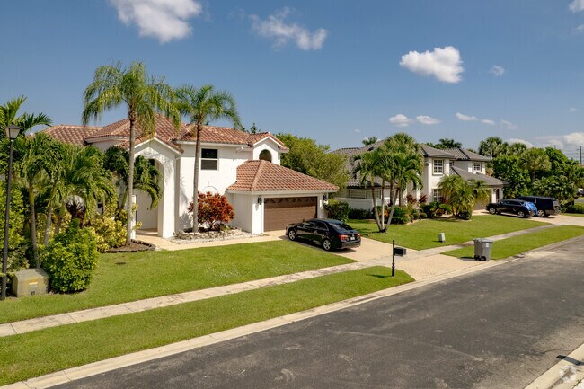 Spanish-style ranch homes add charm to Mission Bay near Boca Raton.