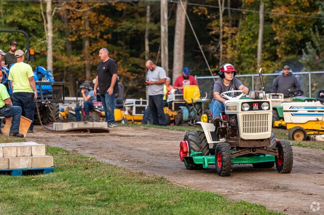 Burlington teens can bring their garden tractors to the Harwinton Fair and compete in tractor pulls.