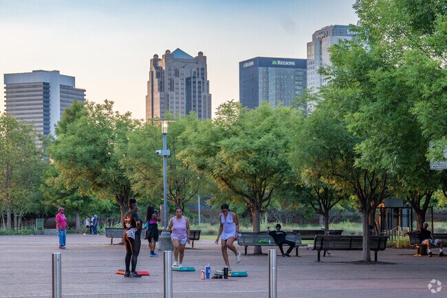 Take a short trip to Railroad Park near Sherman Heights.