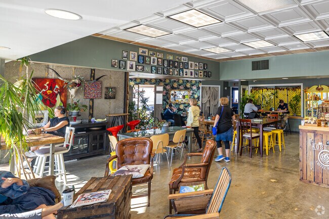 Rosebud Coffee House is a popular place to hang out in the Thomas Park - Avondale neighborhood.