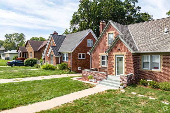 Cozy brick homes are commonplace in the Waverly Park neighborhood.