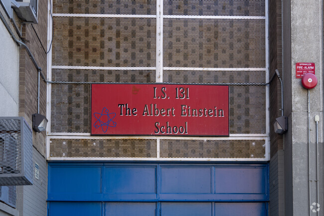 J.H.S. 131 Albert Einstein is located at 885 Bolton Avenue in the Bronx.