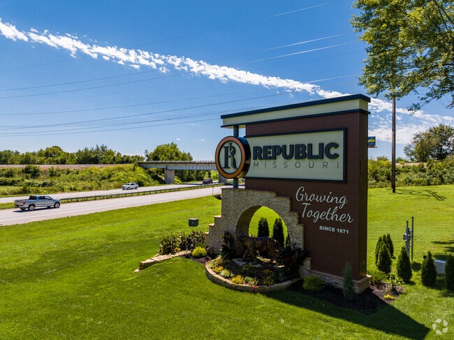 The town of Republic offers a small town feel for commuters working in Springfield.