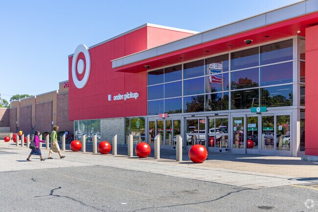 There's a local Target store for residents in Sacred Heart neighborhood in Lowell, MA for their home goods.