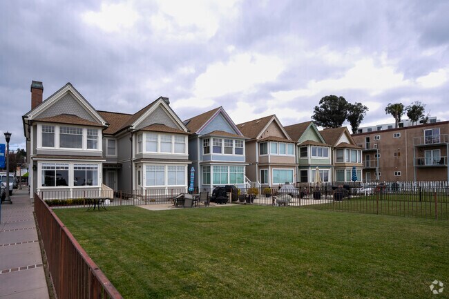 The coastal charm of Capitola homes offers stunning ocean views, colorful facades, and a relaxed beach town atmosphere.