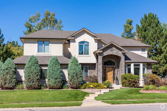 Spacious lots in Legacy Ridge feature custom finishes.