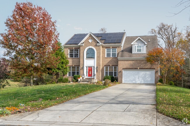 Spacious brick new traditional homes are found in Melwood.