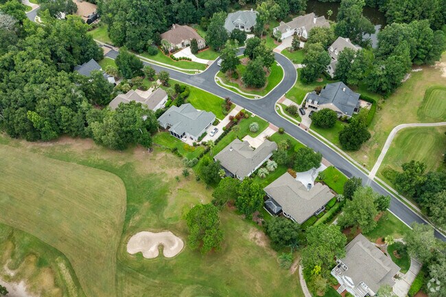 Many homes in The Crescent enjoy golf course views.