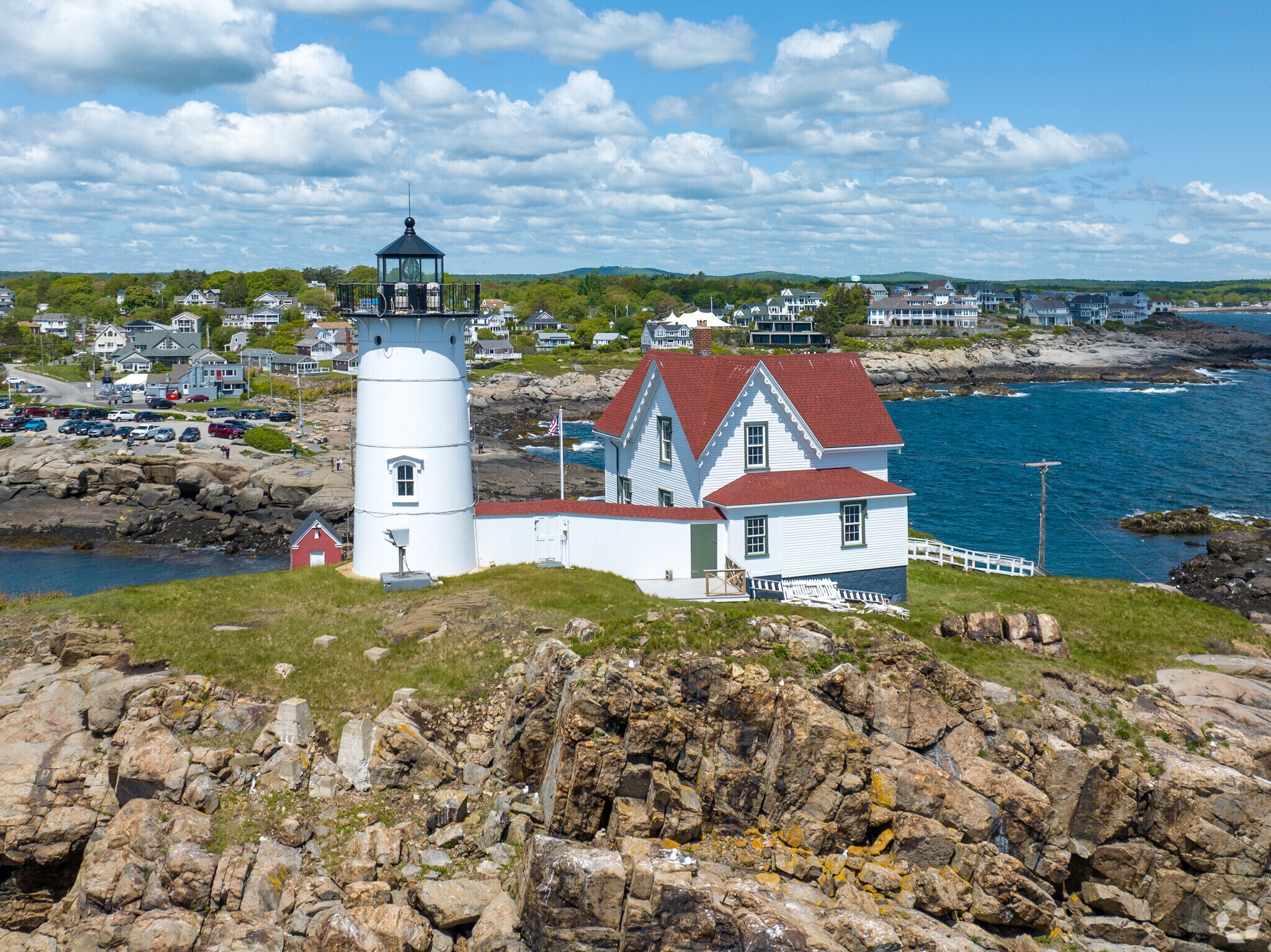 The Nubble Lighthose is an historic landmark in Cape Neddick.