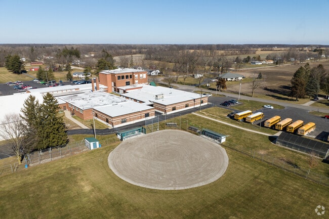 Sand Creek High School Side Aerial - 2