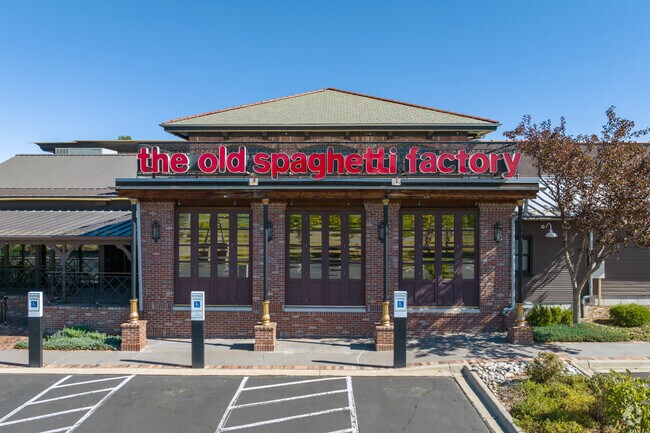 Enjoy Italian fare at The Old Spaghetti Factory in Shaw Heights.