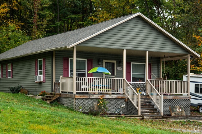 Colonial style houses are a common find in the East Carroll neighborhood.