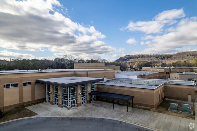 Indoor athletic facilities at McNair Junior High School in Huntsville Alabama.