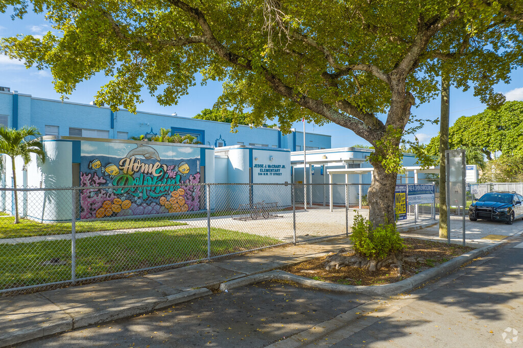 Jesse J. McCrary Jr Elementary serves residents and neighboring area alike.