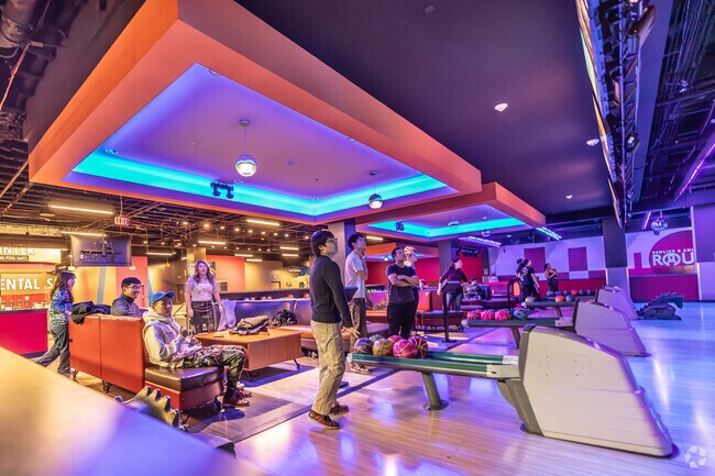 Albertson residents can be found bowling at the Round 1 amusement center in Hicksville.