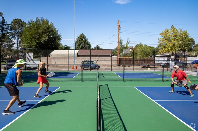 Get your friends together for some pickleball at Mineral Palace Park in Downtown.