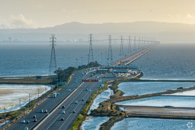 Harder-Tennyson residents go via Highway 92 and the San Mateo Bridge to the City.