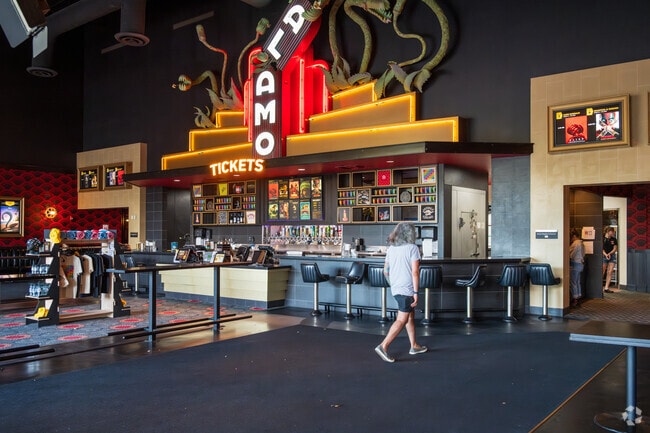 Alamo Drafthouse on Slaughter Lane is a short drive from Sendera.