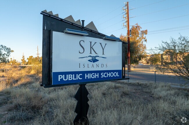 Sky Islands Public High School serves grades 9-12.