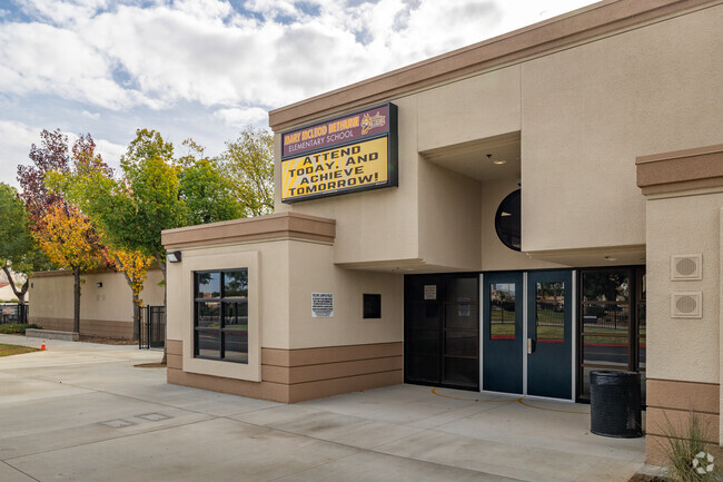 A welcoming entrance is seen at Mary Mcleod Bethune Elementary School in Moreno Valley.