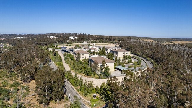 An elevated view of Thurgood Marshall Middle School located in Scripps Ranch.