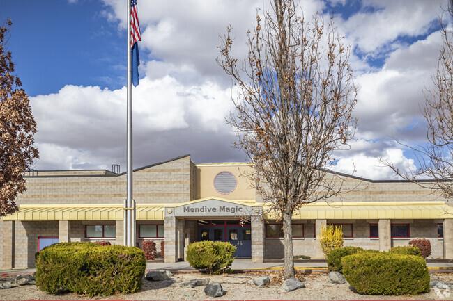 The drop-off area at Lou Mendive Middle School.