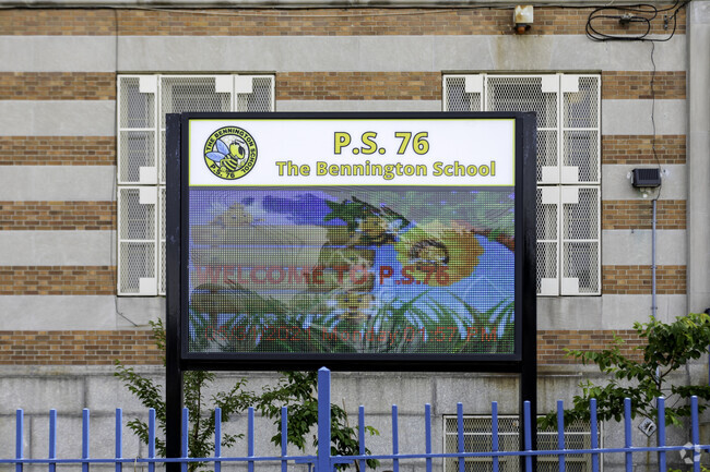 At PS 76 The Bennington School the staff is committed to its's students.
