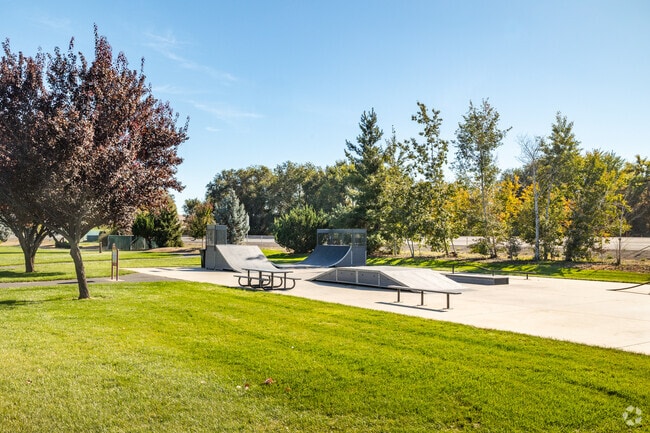 Kids flock to the skate park at Moxee City Park.